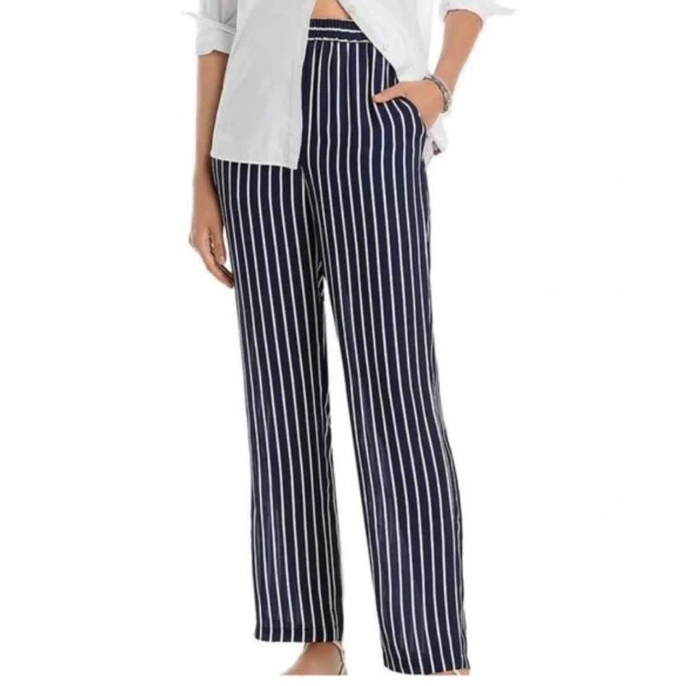 New KULE x Anthropolo-gie Silk Lido Med / 8 Blue
Striped High Waist
Straight NY